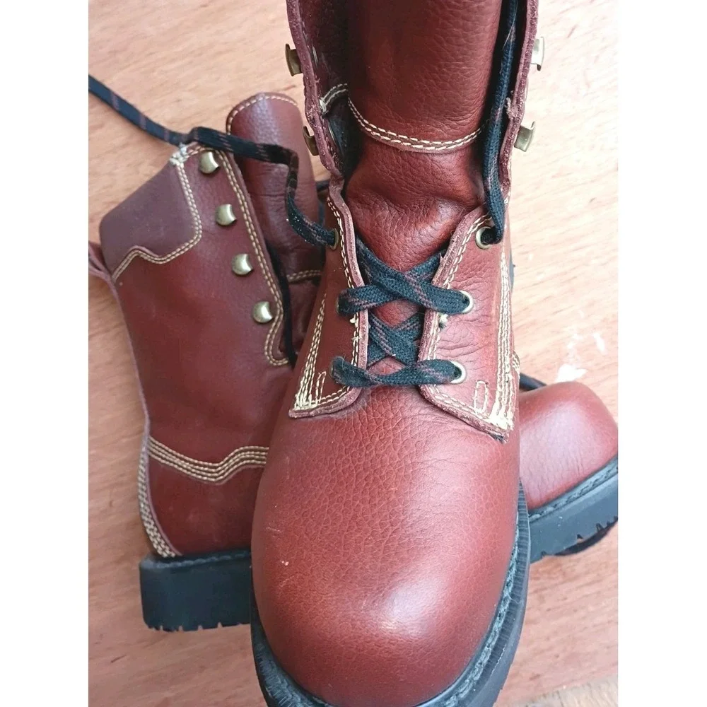 Hytest I Iron High Heat‎ Work Boots Mens Brown Boots - US 6.5